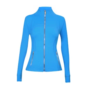 Regular Length Jacket and Leggings Set with Gold Zip