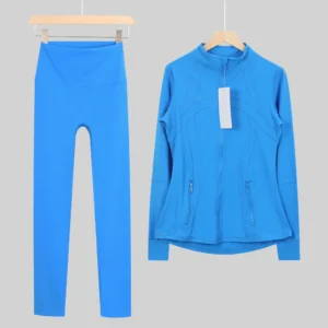 Regular Length Jacket and Leggings Set with Standard Zip