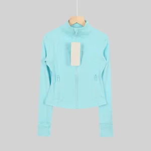 Glass Blue Cropped Jacket